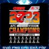 2023-afc-west-division-champions-kansas-city-chiefs-svg
