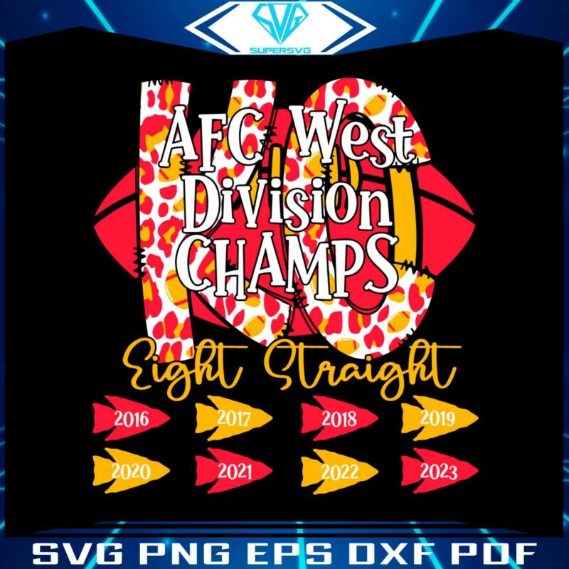 kc-afc-west-division-champs-8-straight-svg-digital-download