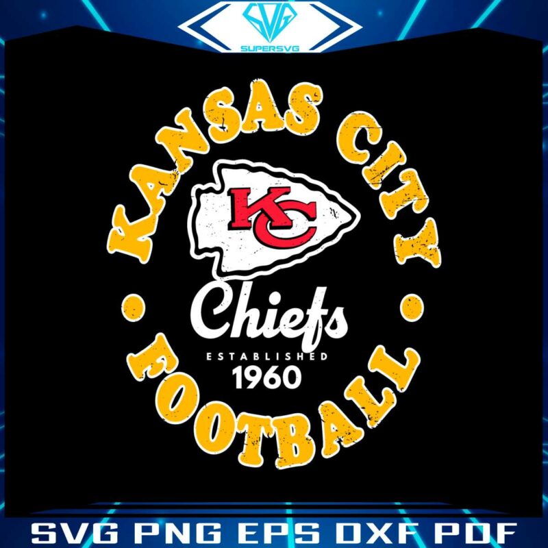 vintage-kansas-city-chiefs-football-established-1960-svg