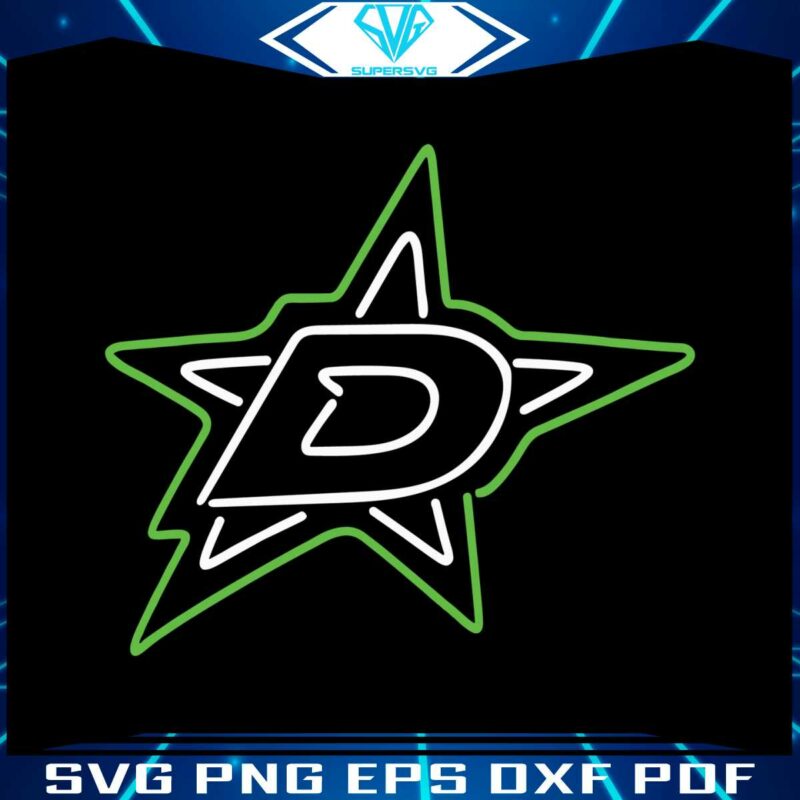 retro-dallas-stars-hockey-logo-svg