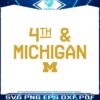 4th-and-michigan-ncaa-football-svg