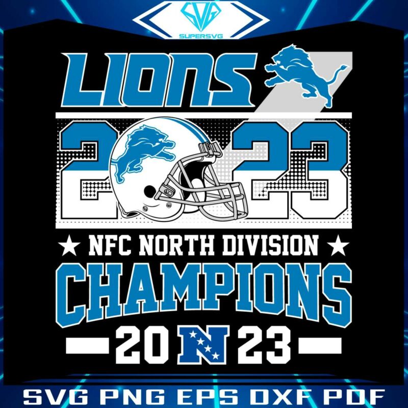 detroit-2023-nfc-north-division-champions-svg