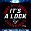 houston-texans-afc-south-champions-its-a-lock-svg