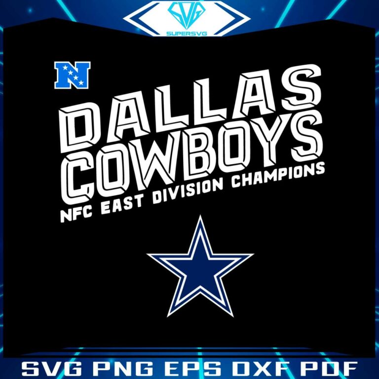 NFC East Division Champions Cowboys SVG