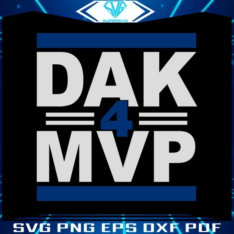 dak-prescott-4-mvp-cowboys-nfl-svg