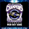 afc-champions-2023-baltimore-ravens-won-not-done-svg