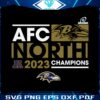 baltimore-ravens-2023-afc-north-division-champions-svg