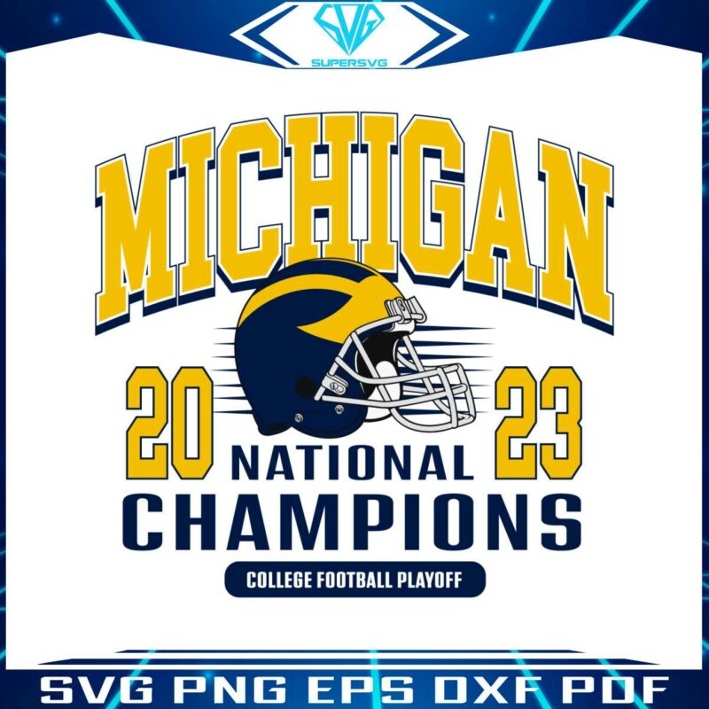 michigan-college-football-playoff-2023-svg