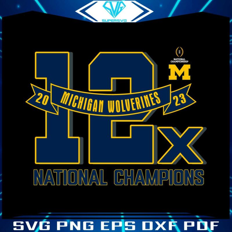 michigan-wolverines-12-time-champions-svg