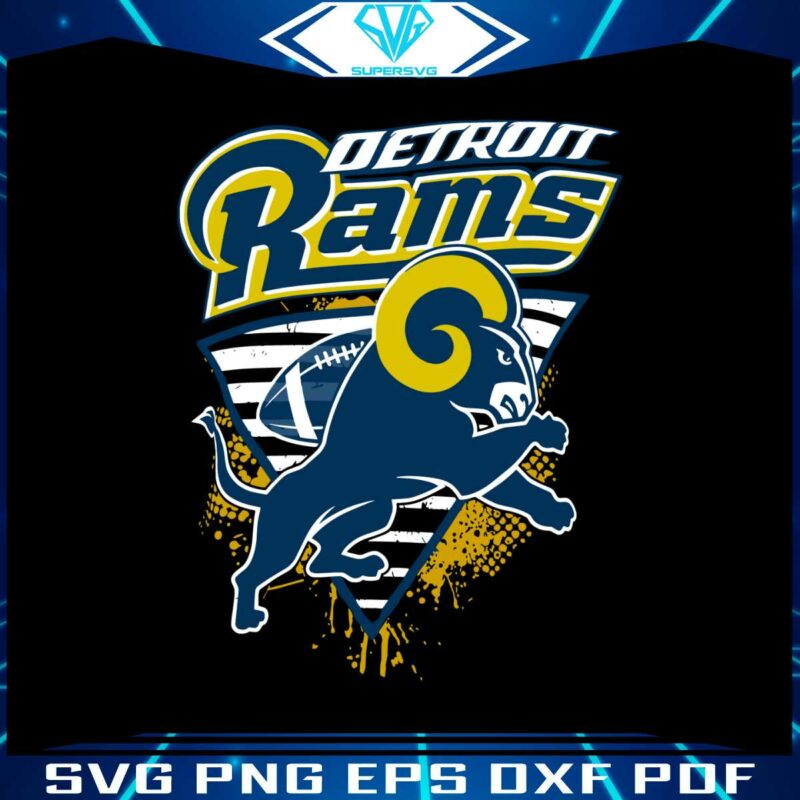 detroit-rams-wild-card-playoff-svg