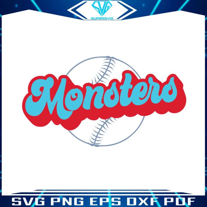 retro-sport-baseball-monsters-svg