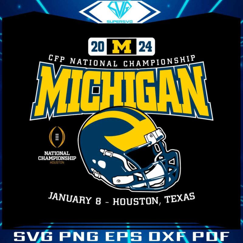 cfp-national-championship-michigan-helmet-svg