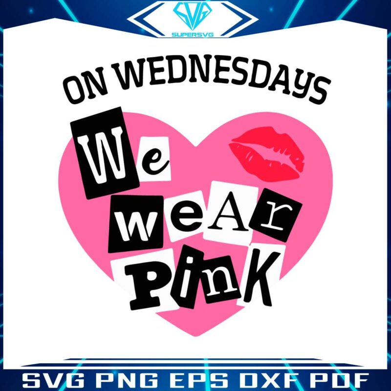 on-wednesday-we-wear-pink-breast-cancer-svg