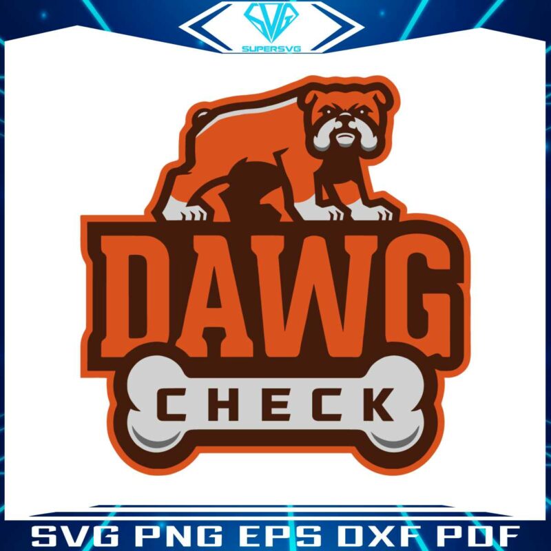 dawg-check-cleveland-football-svg