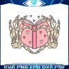 book-lover-skeleton-hand-valentine-svg