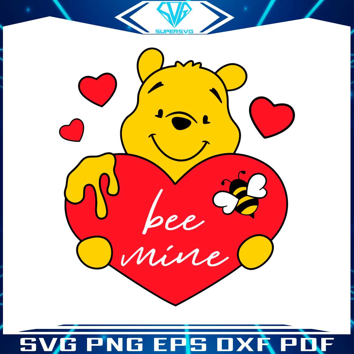 winnie-the-pooh-bee-mine-valentine-svg