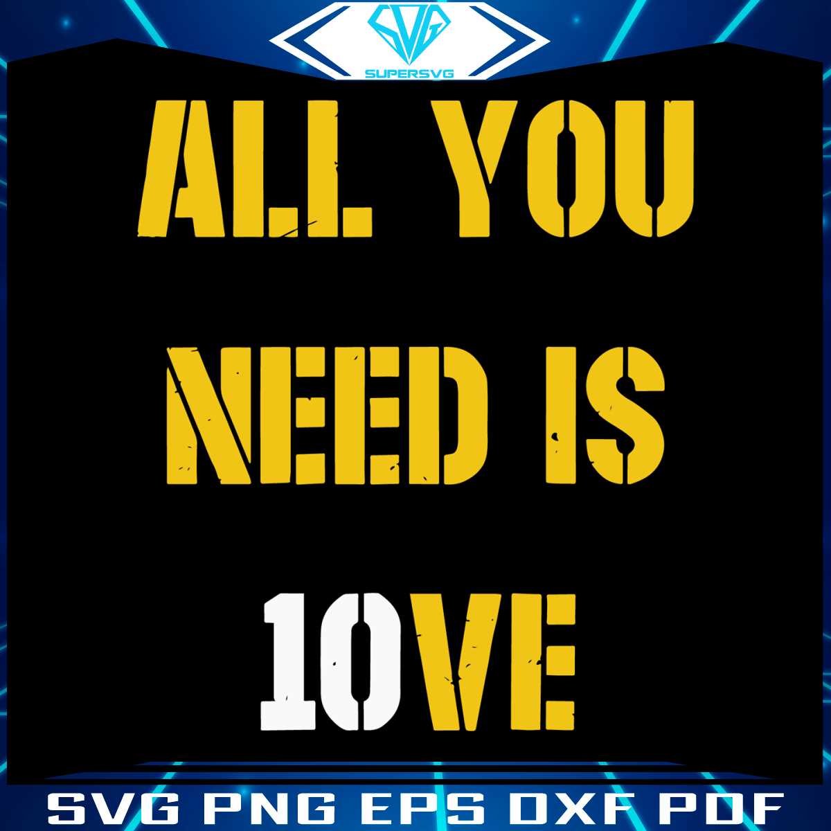 all-you-need-is-love-10-packers-svg