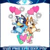bluey-dog-and-bingo-couple-love-valentine-png