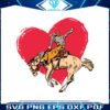 cowboy-rodeo-bucking-love-heart-svg