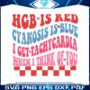 retro-hgb-is-red-cyanosis-is-blue-svg