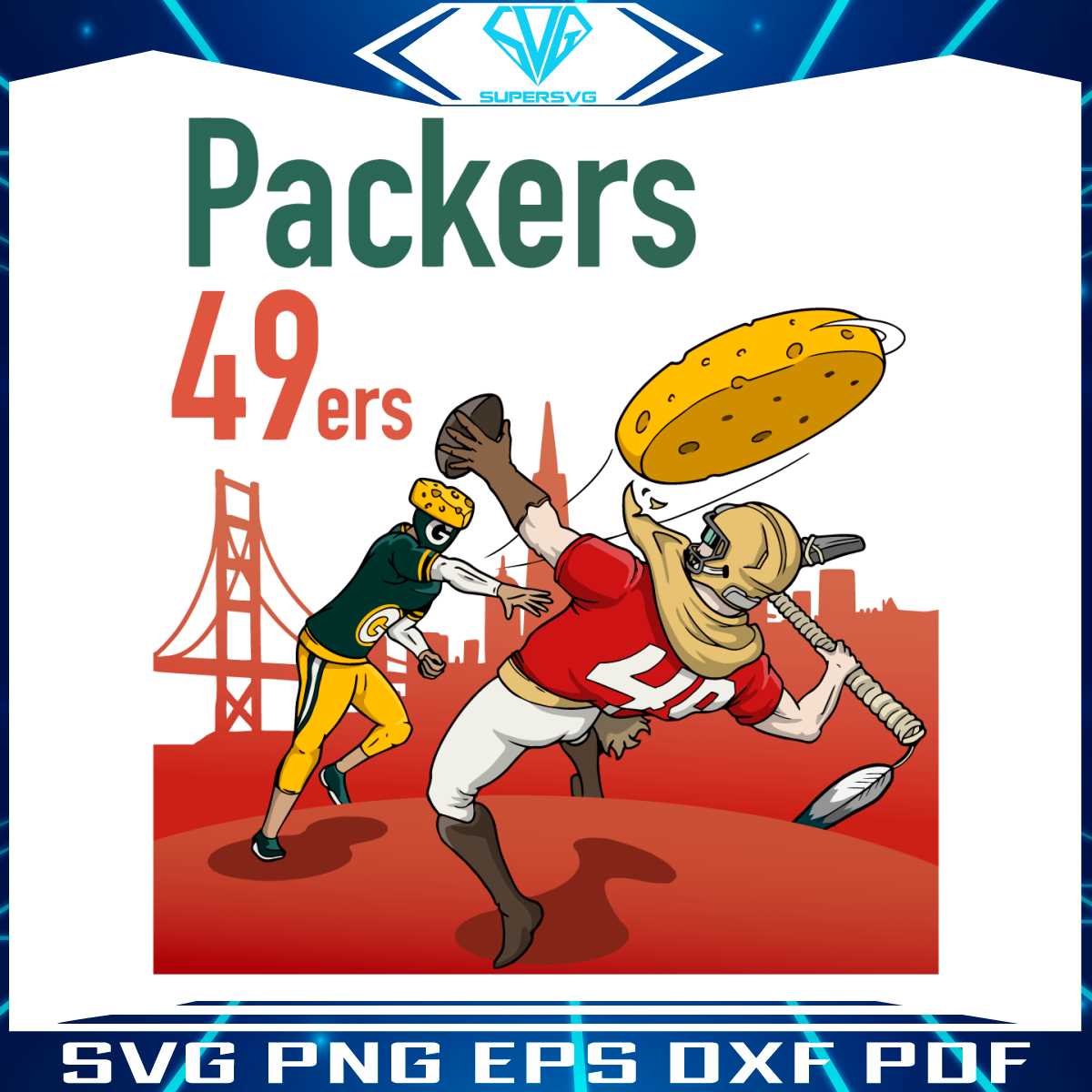 green-bay-packers-and-san-francisco-49ers-meme-svg