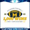 michigan-football-1000-wins-first-team-in-history-svg