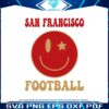 san-francisco-football-smile-face-svg