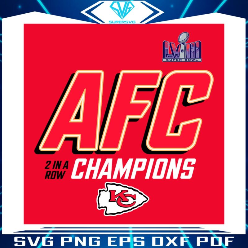 kansas-city-chiefs-2023-afc-champions-2-in-a-row-svg