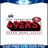 san-francisco-49ers-super-bowl-lviii-svg