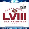 super-bowl-lviii-san-francisco-49ers-svg