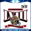 super-bowl-lviii-san-francisco-49ers-helmet-svg