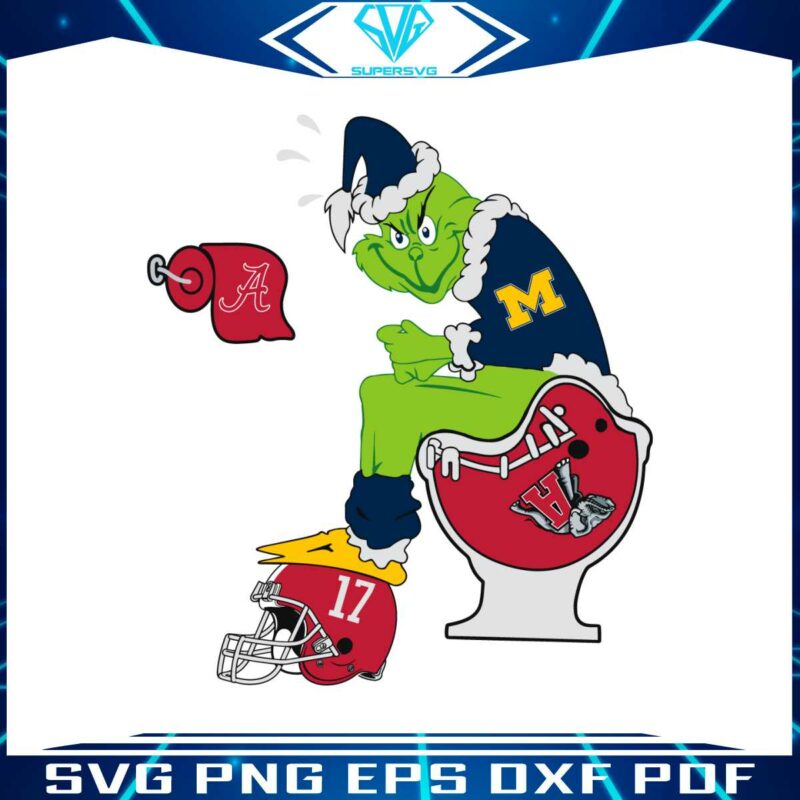 grinch-michigan-wolverines-college-football-svg