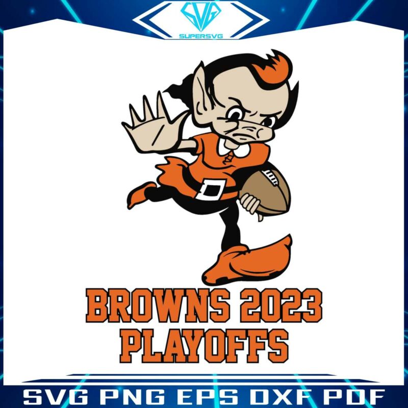 cleveland-browns-2023-playoffs-mascot-svg