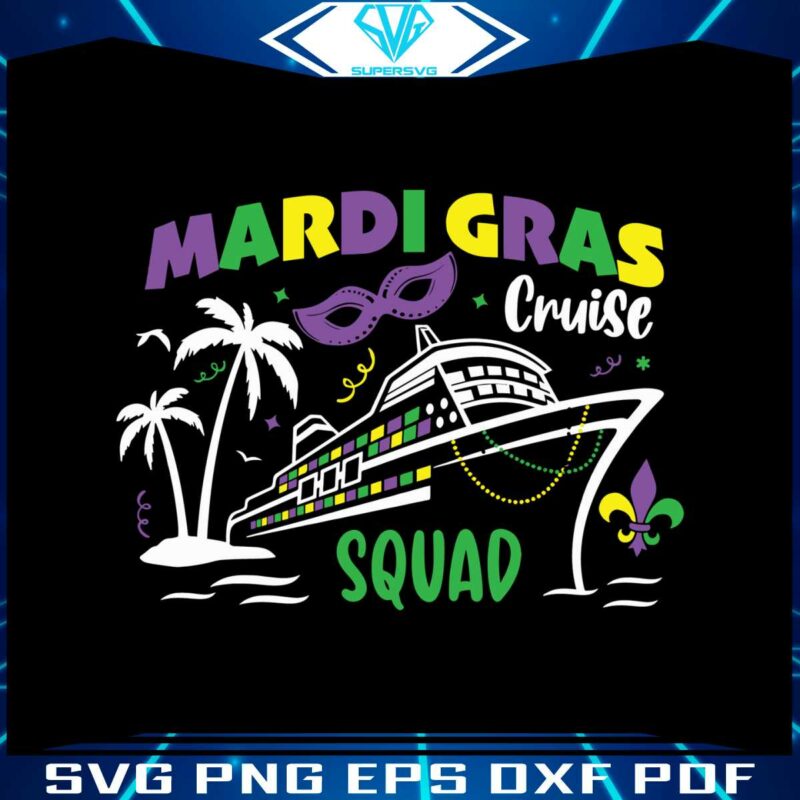 family-mardi-gras-cruise-squad-svg