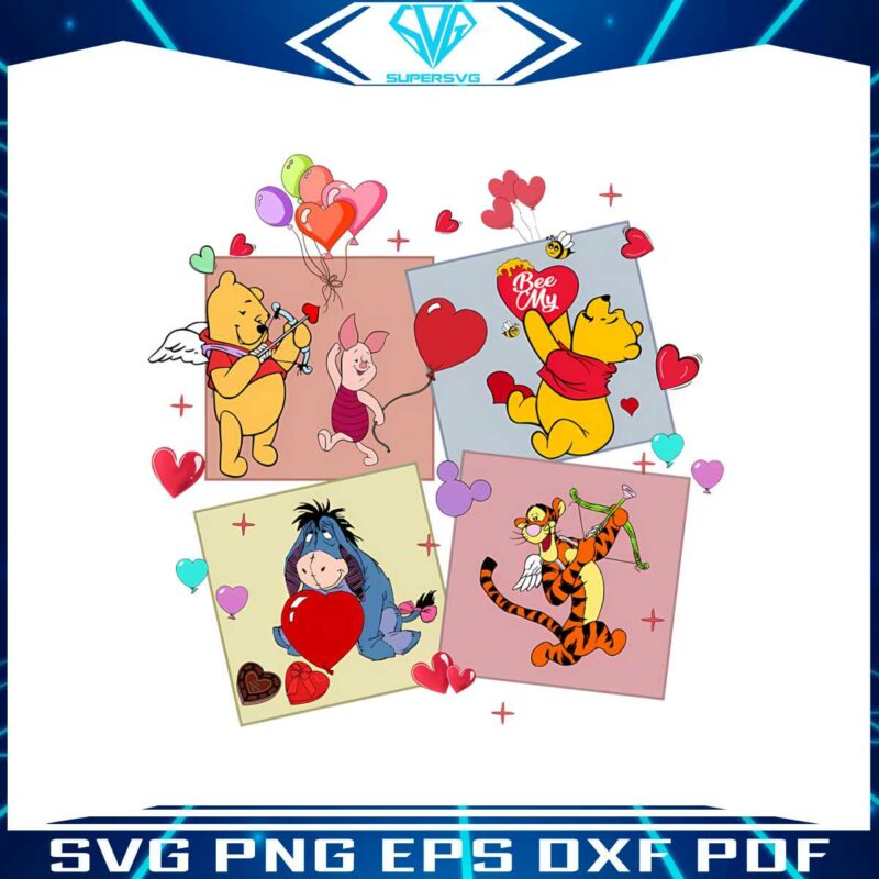 cute-winnie-the-pooh-friends-valentine-png