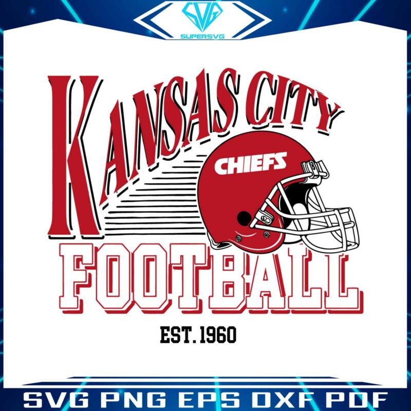 retro-kansas-city-chiefs-football-svg-digital-download