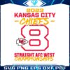 kansas-city-chiefs-8-straight-afc-west-championships-svg