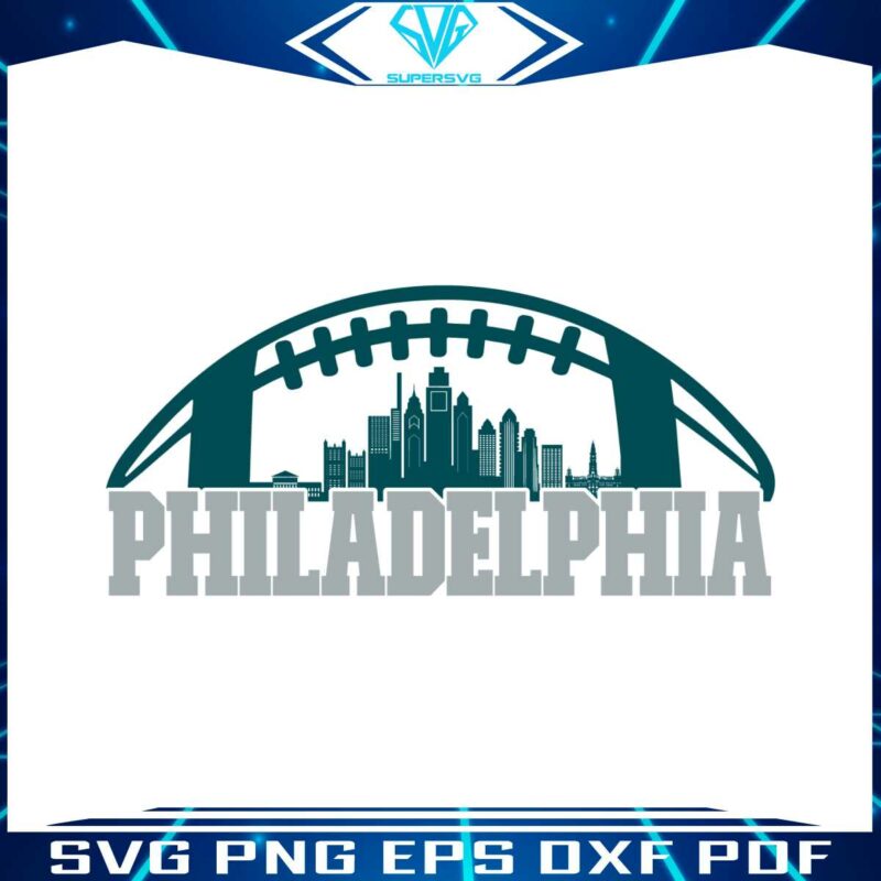 philadelphia-football-skyline-svg-digital-download