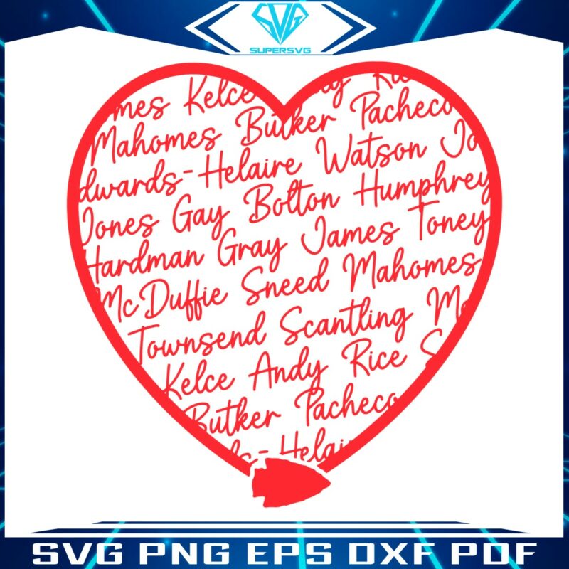 kansas-city-heart-players-name-svg