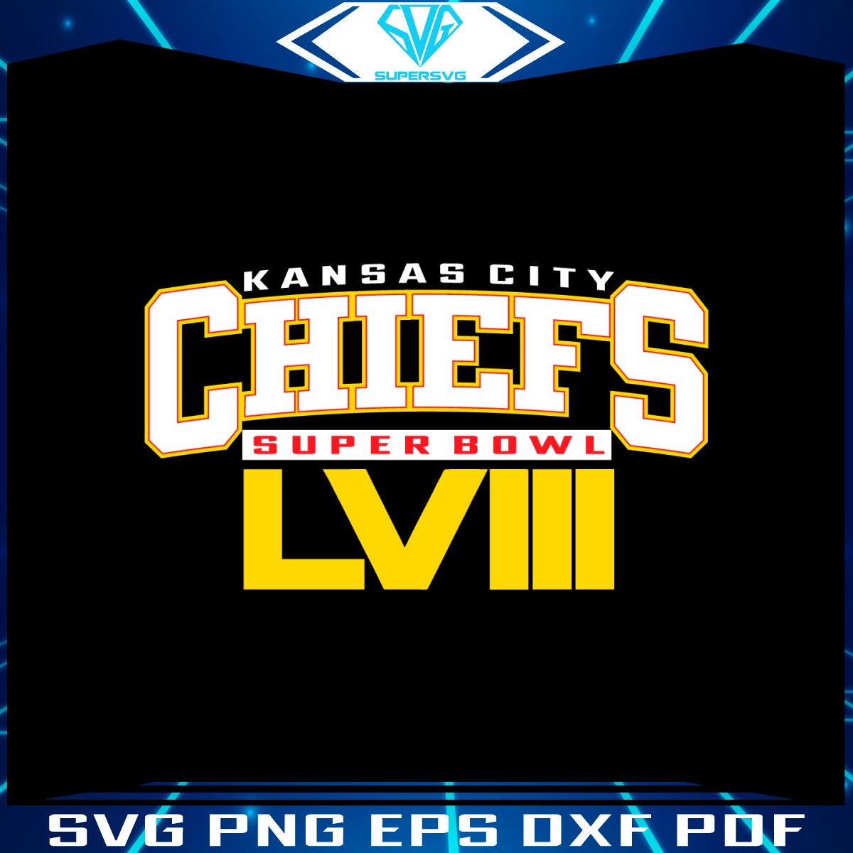 kansas-city-chiefs-football-super-bowl-lviii-2024-svg