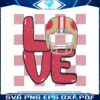 vintage-love-49ers-football-helmet-svg