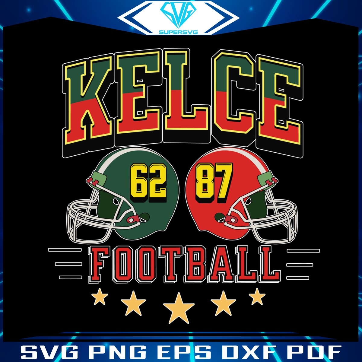 kelce-brothers-football-eagles-chiefs-nfl-svg