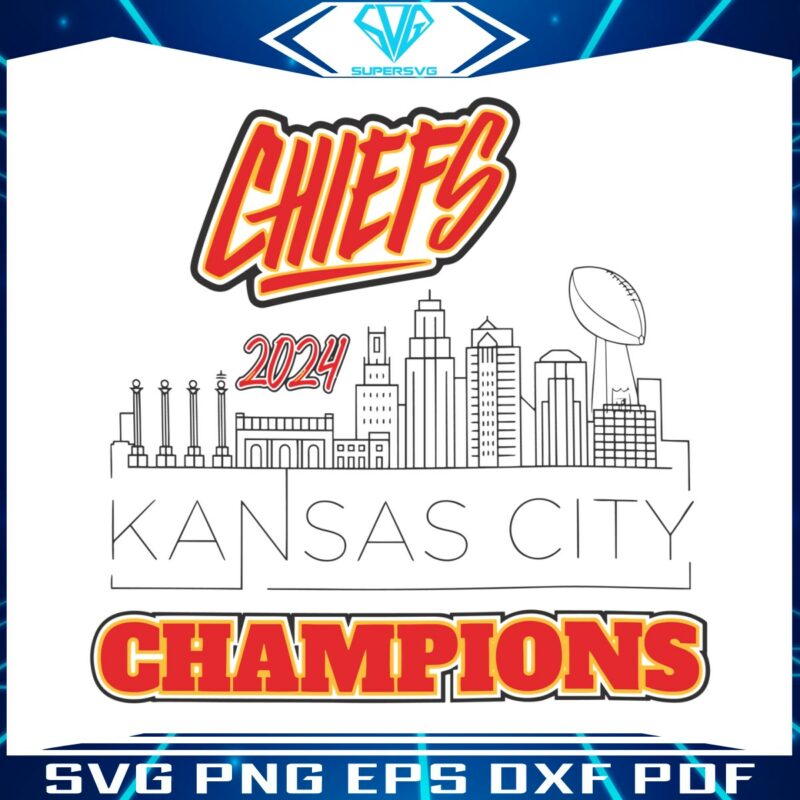 chiefs-kansas-city-champions-2024-skyline-svg