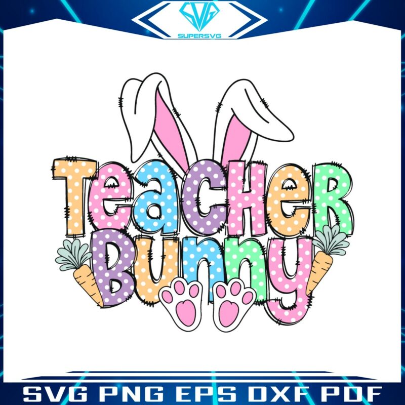 retro-teacher-bunny-easter-svg
