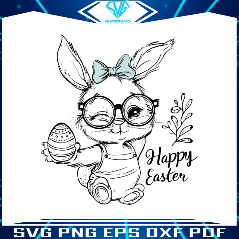 vintage-happy-easter-bunny-eggs-svg