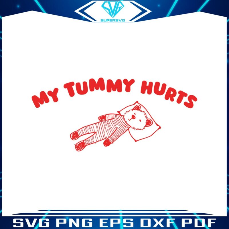 my-tummy-hurts-funny-meme-svg