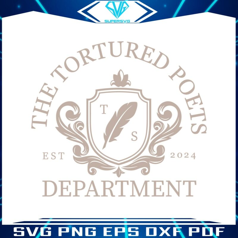 the-tortured-poets-department-est-2024-svg