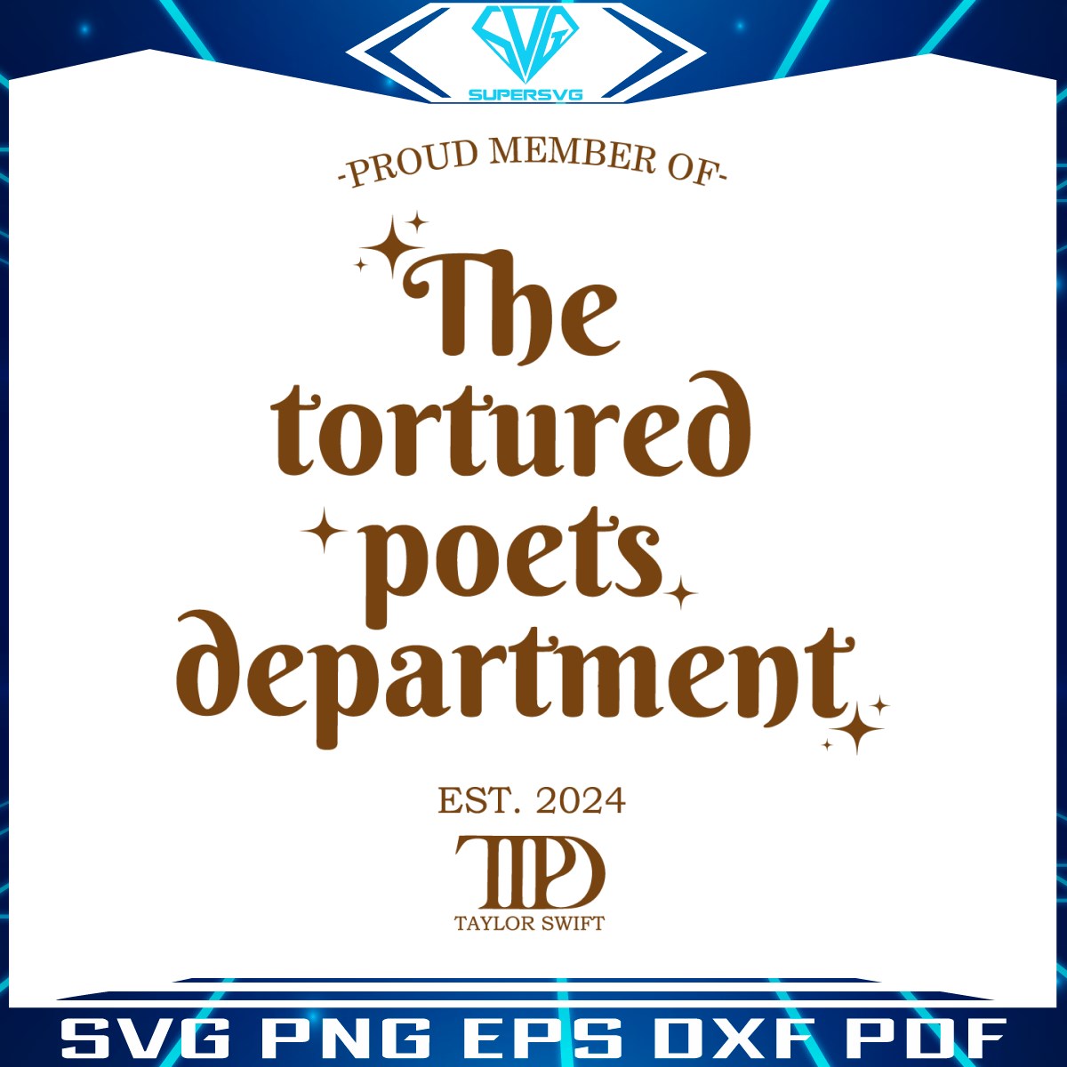 Member Of The The Tortured Poets Department 2024 SVG