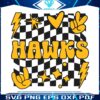 checkerboard-hawks-ncaa-team-svg