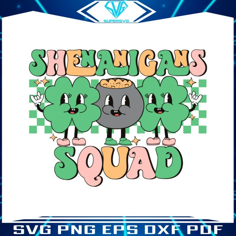 groovy-shenanigans-squad-shamrock-svg